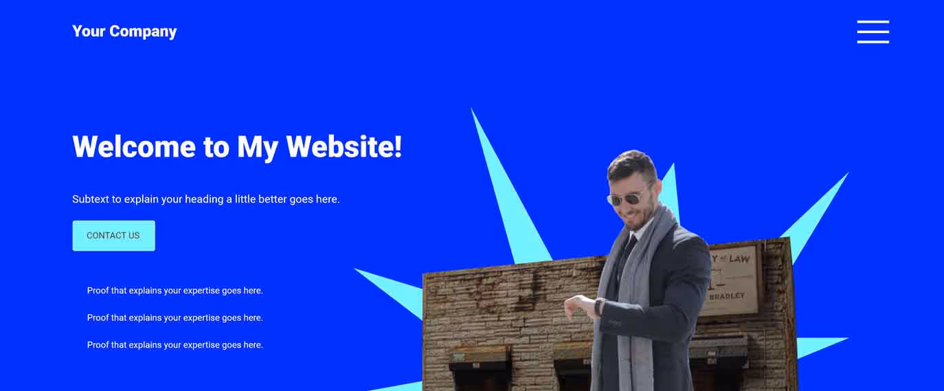 welcome to my website example